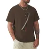 Męskie polo zoros miecze T-shirt urocze ubrania plus rozmiary T koszule