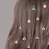 ヘアクリップチャームビーズヘアピン