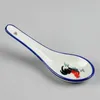 Spoons 6 Pcs Soup Table Delicate Ceramic Small White Creative Multi-function Scoop