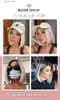 Synthetic Wigs Brown Ohm synthetic wig short straight Bob wig suitable for women middle part Lolita role-playing natural hair heat-resistant fiber Y240401