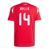 2024 Euro Hongrie Soccer Jerseys Maillots de l'équipe nationale de football 2024 2025 SZOBOSZLAI SZALLAI SZALAI FERENCZI GAZDAG ORBAN PRISKIN 24 25 Maillot de football 999