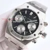 مصممي الحركة الميكانيكية الصلب 38 ملم 26715 7750 ساعة معصم أوتوماتيكي AAAA MONTRE LUXE WATCH WATKES HAUNGS Chronograph 969 MONTREDELUXE