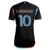 2024 25 New York City FC Voetbalshirts Spelerversie Heren BAKRAR S.RODRIGUEZ MIJATOVIC KEATON ILENIC Uit Zwart O'TOOLE Voetbalshirts met korte mouwen