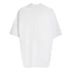 Buchstabendruck T-Shirt Herren Damen T-Shirt Vintage T-Shirt Schwarz Weiß