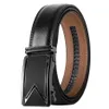 Ceintures Pliesxale hommes ceinture 2024 denim cuir hommes luxe boucle automatique marron noir Cinturones Homebre B55 Q240401