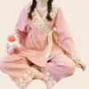 IXEP Sexy Pajamas Palace Set di pigiami carini - abbigliamento da sonno sexy per donne elastico pajama cotone cotone autunno autocarria 2404101