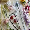 Wrap regalo 20pcs sacca da avvolgimento a fiori a rosa singola involucri floreali di cellophane per bouquet bouquet bouquet bou di nozze decorazioni per feste di nozze