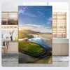 Window Stickers Integritetsfönster Film Landscape Decorative Inget lim Static Cling Frosted For Home