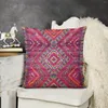 Kudde vintage rosa orientaliska bohemiska marockanska konstverk. Kasta Cusions Cover Sofa S -omslag