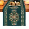Bohemian geometryczne wzory stolik bielizny lniane akcesoria do dekoracji kuchni do wewnętrznej dekoracji świątecznej biegaczy 240328