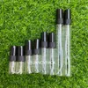 収納ボトル2ml 3ml 5ml 10mlミニ補充可能なサンプル香水ガラスボトル化粧品ボトル入りボトルトナースプレーネブライザー化粧品コンテナ