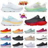 Moda di alta qualità Cloud Mesh Jogging Sport all'aria aperta Scarpe da corsa Clifton 9 Bondi 8 Donna Uomo Scarpe da ginnastica con piattaforma Triple Bianco Nero Free People Sneakers Runners