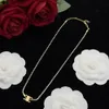 Merk hoge kwaliteit ketting mode charme enkele bloem ketting luxe diamant agaat 18k gouden designer ketting voor vrouwen