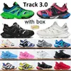 Mit Box 2024 Top Brand Designer Track 3 3.0 Casual Shoes Flat Platform Männer Frauen Vintage Tracks Runners Tess.S.GOMMA-Leder-Slipper Trainer gehen 36-45