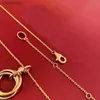 Designer-Halskette für Damen, neuer Goldanhänger, modischer 316L-Edelstahl, festliche Geschenke, 3 Optionen