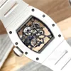 Merk Designer Herenhorloge Modieus Mechanisch Automatisch Luxe horloge Leren band Diamant High-tech uurwerk Horloge Roestvrij stalen kast horloge Vaderdagcadeau ZTEE