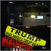 Party Favor Car Stickers Trump 2024 Maga Reflective Decoration For Windshield Trunk Fuel Tank Cap Bumper Motorcycle Drop Delivery Ho Dh2Ot