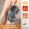 Eletric Heating Knee Massage Instrument Vibrator Knee Pad Joint for Osteoarthritis Elbow Leg Arthritis240325