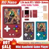 Игроки ANBERNIC RG Nano Pocket Mini Handheld Game Player 1,54 дюйма IPS экран игровая консоль Linux система металлический корпус 8000+ ретро игры подарок