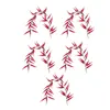 Decoratieve bloemen 5 stuks planten chilipeper model decoratie simulatie groente rode hanger ornament droog hangend nep