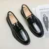 Casual Shoes Men High Quality Leather Loafers Mens Slip On Men's Flats Fashion Business Male Driving Size 38-44