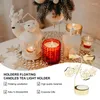 Candle Holders Carousel Holder Metal Tealight Centerpiece Elegant Spinning For Christmas Valentine's Day Wedding
