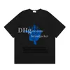 Graficzne drukowane topy mężczyźni Summer Street Tshirt Luksusowe tee marka Hip Hop krótkie rękawowe luźne bawełniane koszulki Oważne zbiorniki dla nastolatków