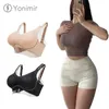 Breast Pad Silicone underwear fake chest suit lightweight chest pad oversized bra male and female anchor fake mother cos fake breast 240330