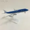 Modèle d'avion JASON TUTU 20 cm KLM Royal Dutch Boeing 747 modèle d'avion modèle d'avion modèle d'avion 1 300 avions en métal moulé sous pression jouets recueillir YQ240401