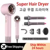 Dryers Leafless Hair Hair Dryers Professional Blow Dryer Negative Ionic Blow Hair Dryer For Home Appliance With Salon Style 240403