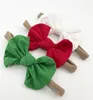 Child Christmas Hair Tie Rep Accessory Bow for Girl Baby Hairband Elastic Rubber Band Boutique Party 3 Pieces7717882