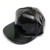 Ball Caps Doit Women PU Leather Baseball Cap Mens Hip Hop Spring Large Boys Girls Snapback Suit For Teens Lovers Dance Party