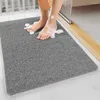 Tapetes de banho Tapete de PVC fácil de limpar com excelente drenagem em áreas úmidas Tapete de chuveiro confortável e macio