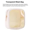 Bolsas de almacenamiento Bolsa de servilleta Transparente Tocador Impermeable Mini Organizador de maquillaje para mujeres Niñas Moneda de PVC