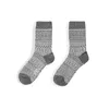 Maden Amekaji Crew Socks Vintage Patterns Winter Men's Knitted Socks Thicken Warm Men Retro Style Fashion For Snow Boots 240401