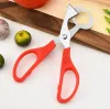 Egg Tools Ups Egg Tools SCISSORS Rostfritt stål Futters Öppnar Skalredskap för kök 0401