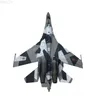 Aeronave Modle 1/100 Escala Russa SU-35 Fighter Liga Diecast Modelo de Aeronave Avião para Mesa Casa Desktop Decoração de Escritório YQ240401