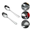 Cucchiai 2 pezzi in acciaio inossidabile cucchiaio cucchiaio per utensili da cucina con posate per cucina piccoli posate giornaliere