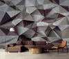 Wallpapers personalizado papel de parede 3d nórdico abstrato espaço geométrico moderno papel de parede quarto decoração sofá mural papéis decoração casa