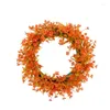 Party Decoration Artificial Plant Wreath Leaf Spring Door Hangings Decors Supply 95