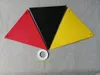 Decoração de festa vermelho preto amarelo banner banner tecido bandeira bunting guirlanda para aniversário casamento aniversário casa berçário pendurado festiva