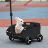 Dog Carrier Small Pet Stroller Foldable Multifunctional Rolling Cat Carriage 4 Wheels Lightweight Trolley Cart For Travel