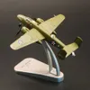 Aeronave Modle Diecast Escala 1/200 Segunda Guerra Mundial B25 Mitchell Bomber Alloy Modelo Avião Brinquedo Simulação Ornamento Militar Ouvenir Presente YQ240401