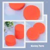 3Pcs Plastic Air Hockey Pucks Orange Hockey Puck Outdoor Hockey Puck Hockey Game Puck 240328