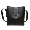 Tas Dames Schoudertas met grote capaciteit Retro Dames Crossbody Kaki Jeugd Emmer PU-leer Effen kleur Voor winkelen