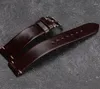 Bracelets de montre Bracelet de montre en cuir de hanche de cheval fait à la main 18 19 20 21 22MM bracelet Ultra-mince adapté aux Bracelets Vintage