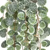 Decorative Flowers Artificial Hanging String Of Heart Plants Wall Mount Low Maintenance Eucalyptus Simulated Rattan Pendant Succulents