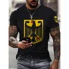 New Printed T-shirt 3d Flexible Craft Street Short Sleeve Mens Top