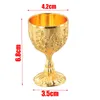 Kubki 30 ml Vintage Wine Cup Picie retro szampana wysokiej jakości metal