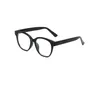 Schlichte Designer-Sonnenbrille für Damen, modisch, elegante Brille mit rundem Rahmen